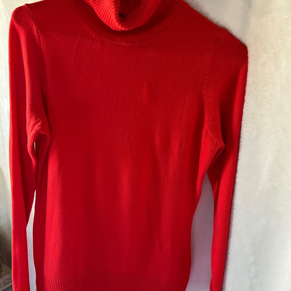 Beautiful Coral Turtleneck